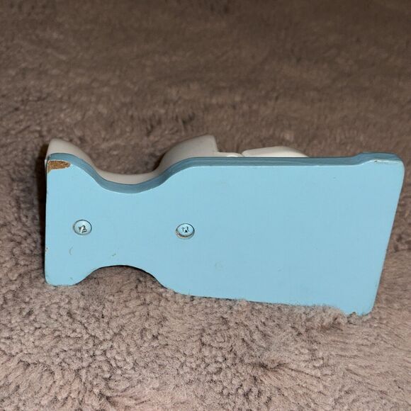 Dollhouse Large Furniture Wood Blue Toilet KidKraft - Picture 3 of 5